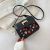 Spring And Summer Casual Underarm Bag Women's New Style Fashion Shoulder Bag Simple Strawberry Girl Small Square Bag
